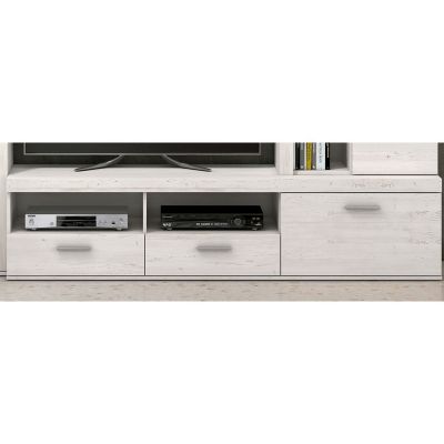 Mueble de Salón Moderno con Leds,Acabado en Andersen Pino